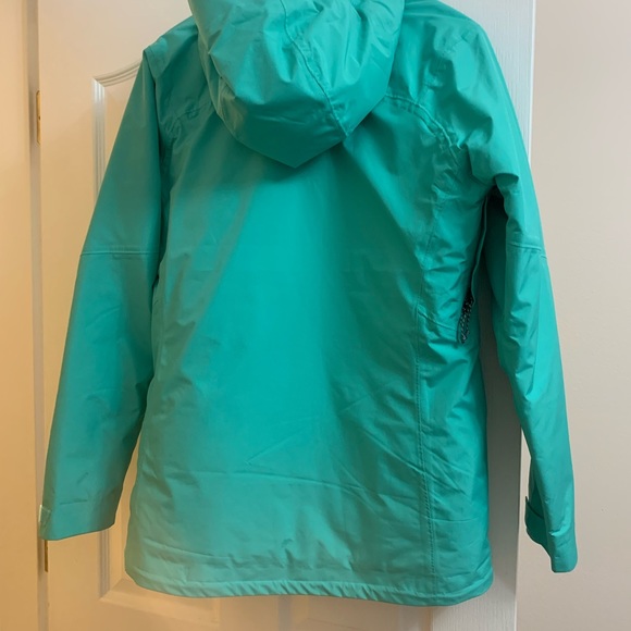 Patagonia Womens Teal Powder Town Insulated Ski Jacket - Picture 2 of 7